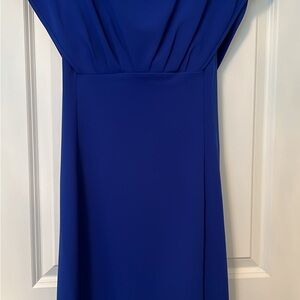 Calvin Klein Strapless Dress in Deep Blue